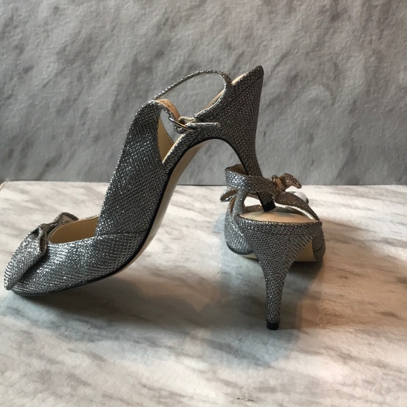 Enzo Angiolini Peep Toe Slingback Pumps - Picture 3 of 4